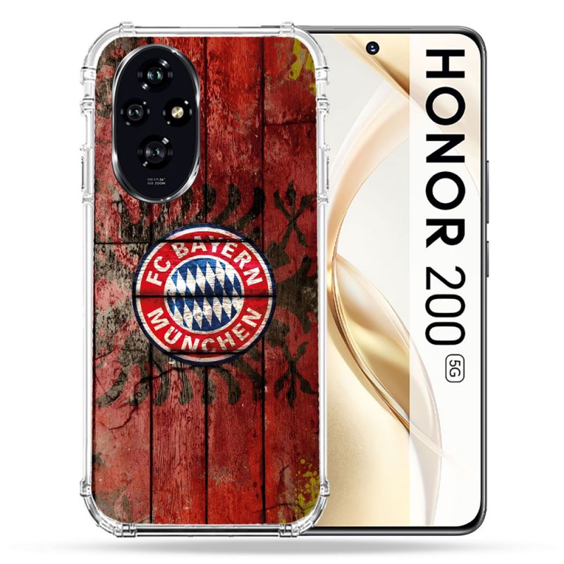 Coque Renforcée Pour Honor 200 5G Foot Bayern Munich Drapeau