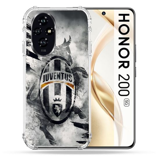 Coque Renforcée Pour Honor 200 5G Foot Juventus Turin
