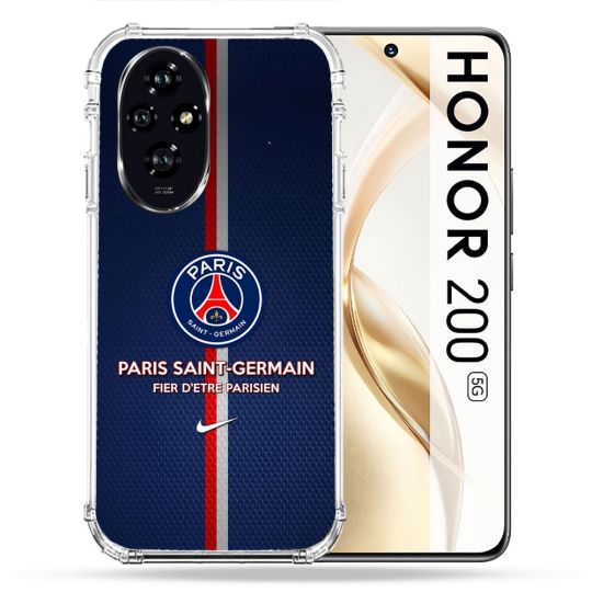 Coque Renforcée Pour Honor 200 5G Foot PSG Fier