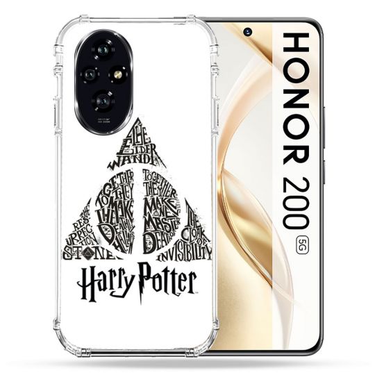 Coque Renforcée Pour Honor 200 5G Harry Potter Hollows triangle Blanc