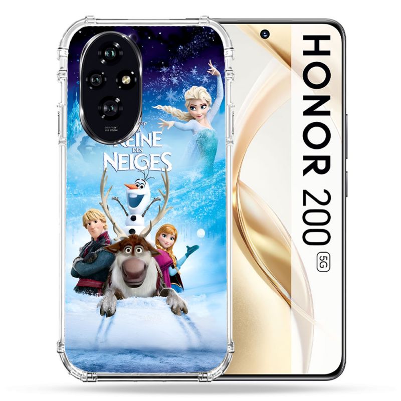 Coque Renforcée Pour Honor 200 5G La Reine Des Neiges