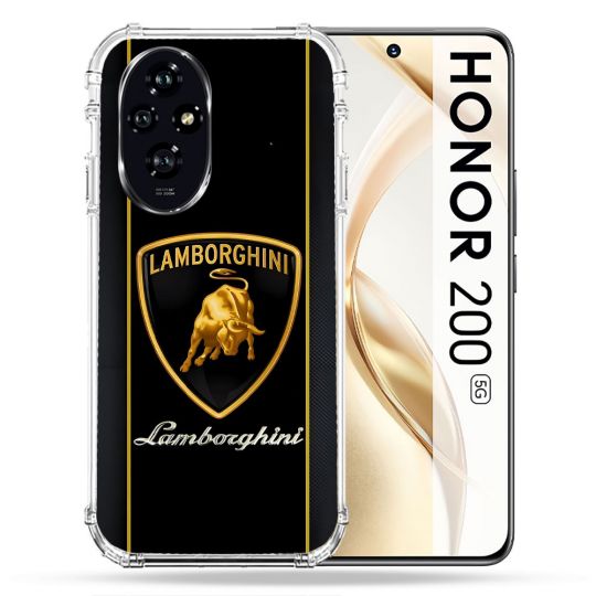 Coque Renforcée Pour Honor 200 5G Lamborghini Carbone