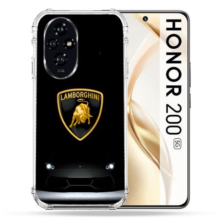 Coque Renforcée Pour Honor 200 5G Lamborghini Noir
