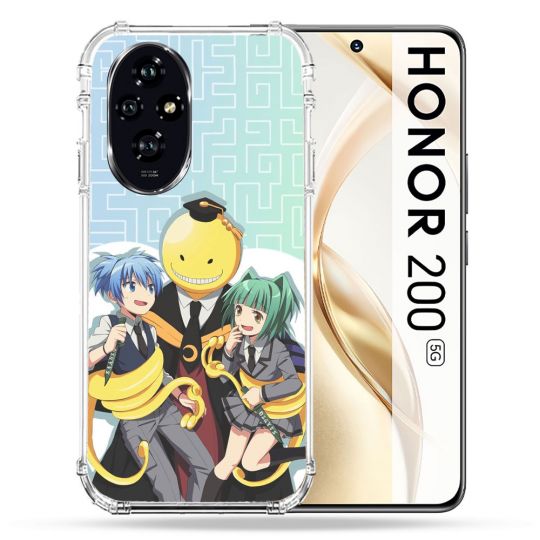 Coque Renforcée Pour Honor 200 5G Manga Assassination Classroom Kuro Trio