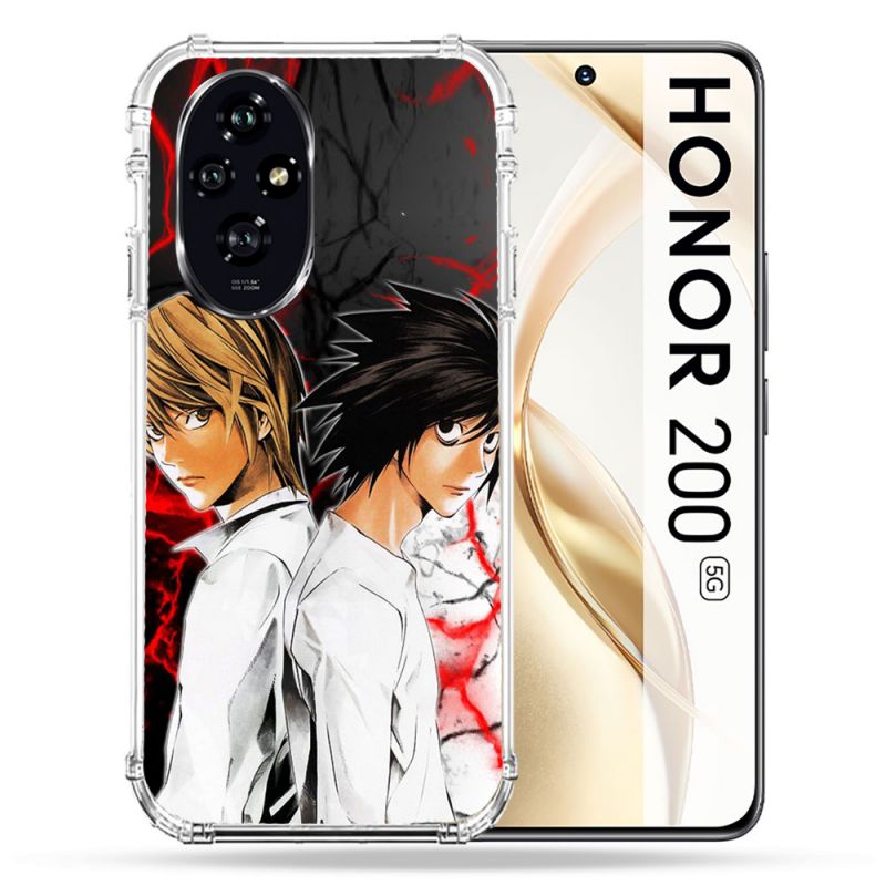 Coque Renforcée Pour Honor 200 5G Manga Death Note Duo