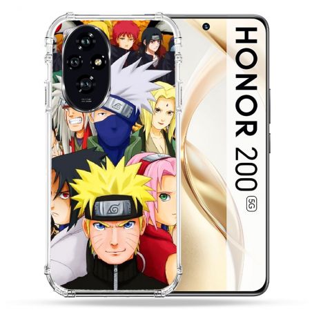 Coque Renforcée Pour Honor 200 5G Manga Naruto Team