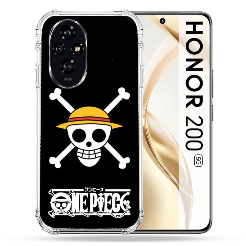Coque Renforcée Pour Honor 200 5G Manga One Piece Tete de Mort