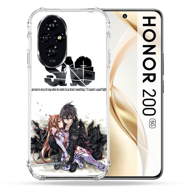 Coque Renforcée Pour Honor 200 5G Manga SAO sword Art Online Blanc