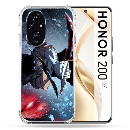 Coque Renforcée Pour Honor 200 5G Manga Solo Leveling Sung Epee