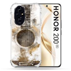 Coque Renforcée Pour Honor 200 5G Musique Guitare Tag