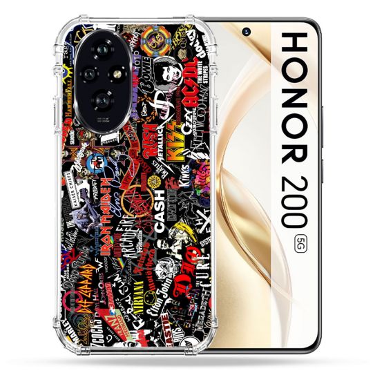 Coque Renforcée Pour Honor 200 5G Musique Rock Groupe