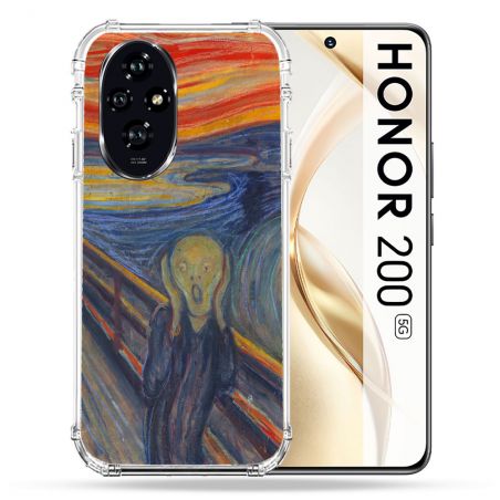 Coque Renforcée Pour Honor 200 5G Peinture Le Cri