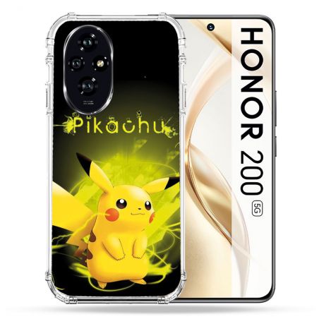 Coque Renforcée Pour Honor 200 5G Pokemon Pikachu Eclair