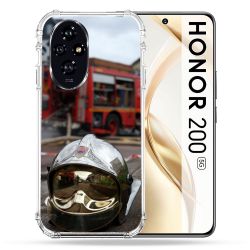 Coque Renforcée Pour Honor 200 5G Pompier Casque Camion