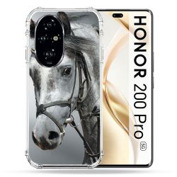 Coque Renforcée Pour Honor 200 Pro 5G Animal Cheval Blanc
