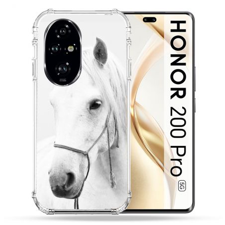 Coque Renforcée Pour Honor 200 Pro 5G Animal Cheval Cristal
