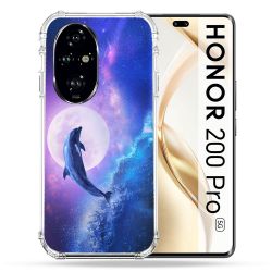 Coque Renforcée Pour Honor 200 Pro 5G Animal Dauphin Vague