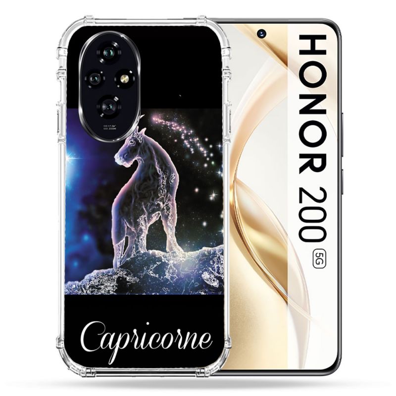 Coque Renforcée Pour Honor 200 5G Signe Zodiaque 2 Capricorne
