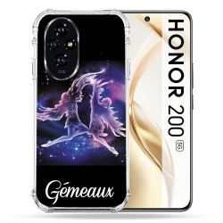 Coque Renforcée Pour Honor 200 5G Signe Zodiaque 2 Gémeaux