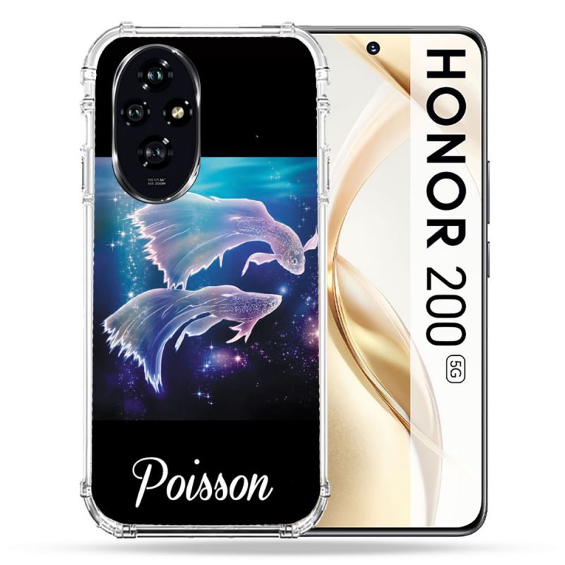 Coque Renforcée Pour Honor 200 5G Signe Zodiaque 2 Poisson