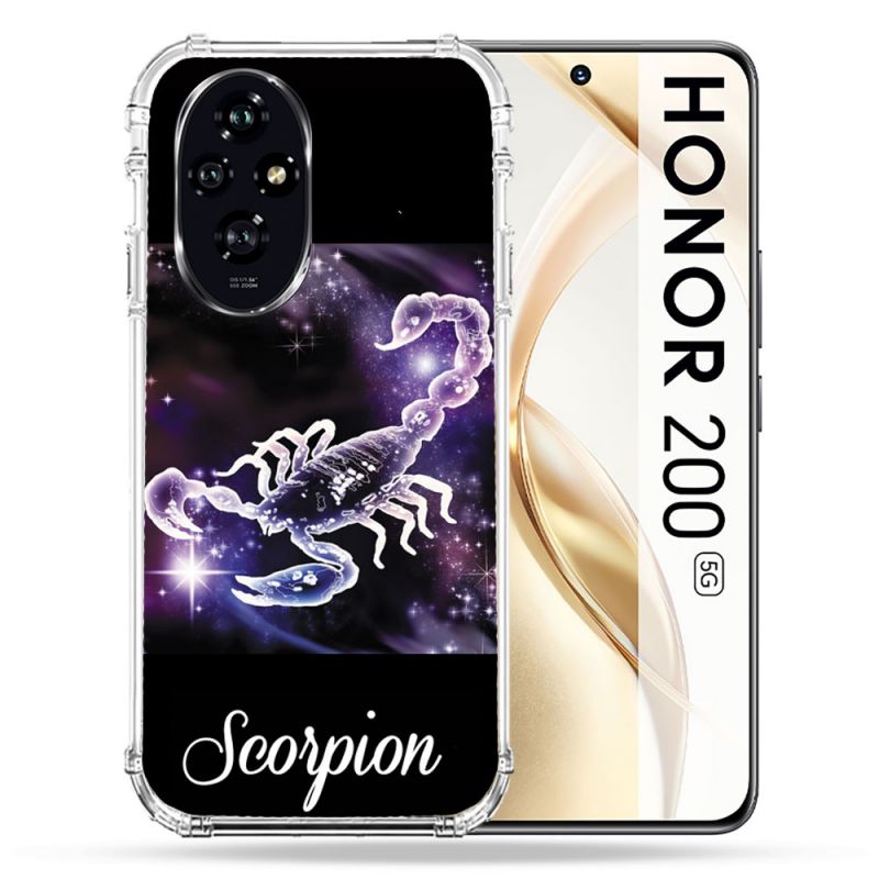 Coque Renforcée Pour Honor 200 5G Signe Zodiaque 2 Scorpion