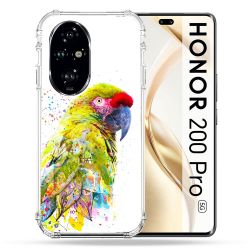 Coque Renforcée Pour Honor 200 Pro 5G Animal Perroquet Jaune
