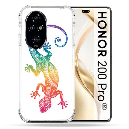 Coque Renforcée Pour Honor 200 Pro 5G Animal Salamandre Color