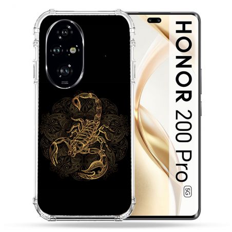 Coque Renforcée Pour Honor 200 Pro 5G Animal Scorpion Fresque