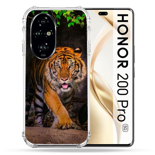 Coque Renforcée Pour Honor 200 Pro 5G Animal Tigre Jungle