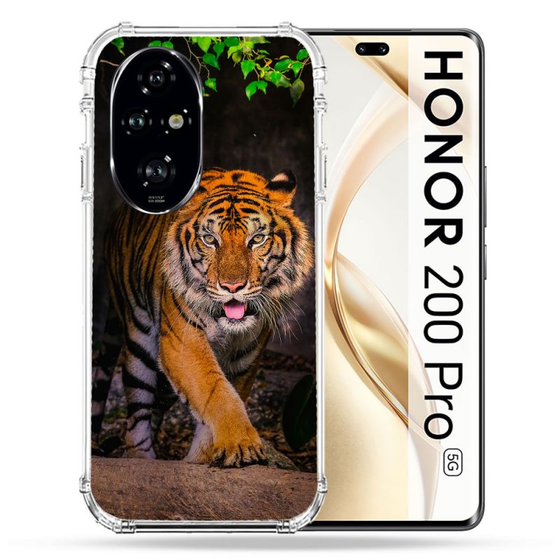 Coque Renforcée Pour Honor 200 Pro 5G Animal Tigre Jungle