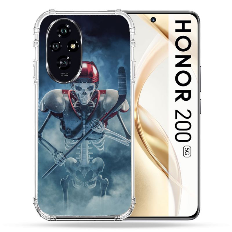 Coque Renforcée Pour Honor 200 5G Sport Hockey Squelette
