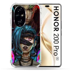 Coque Renforcée Pour Honor 200 Pro 5G Arcane Jynx Bleu