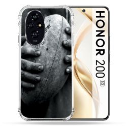 Coque Renforcée Pour Honor 200 5G Sport Rugby Ballon Vintage