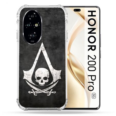 Coque Renforcée Pour Honor 200 Pro 5G Assassin Creed Tete Mort