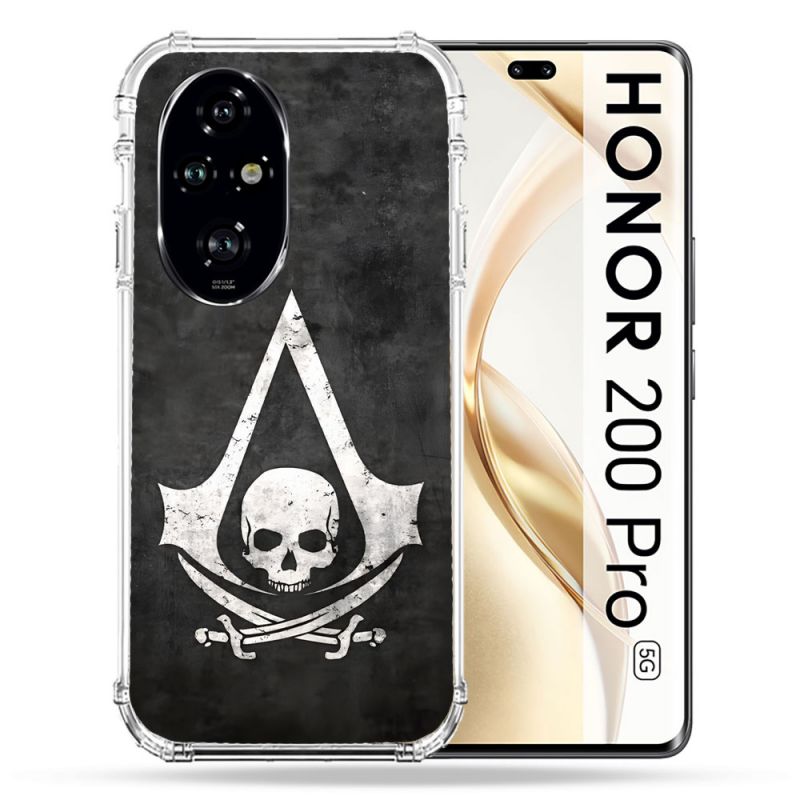 Coque Renforcée Pour Honor 200 Pro 5G Assassin Creed Tete Mort