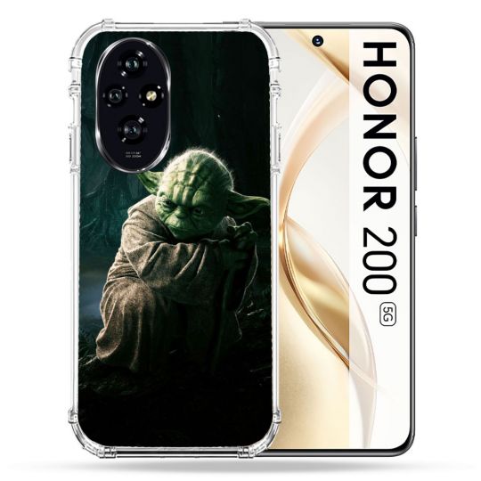 Coque Renforcée Pour Honor 200 5G Star Wars - Yoda sombre