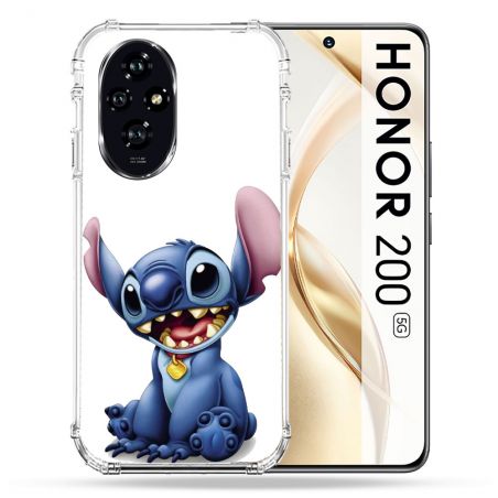 Coque Renforcée Pour Honor 200 5G Stitch Blanc