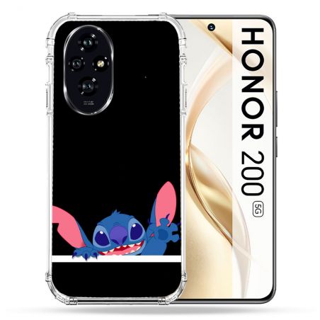 Coque Renforcée Pour Honor 200 5G Stitch Noir