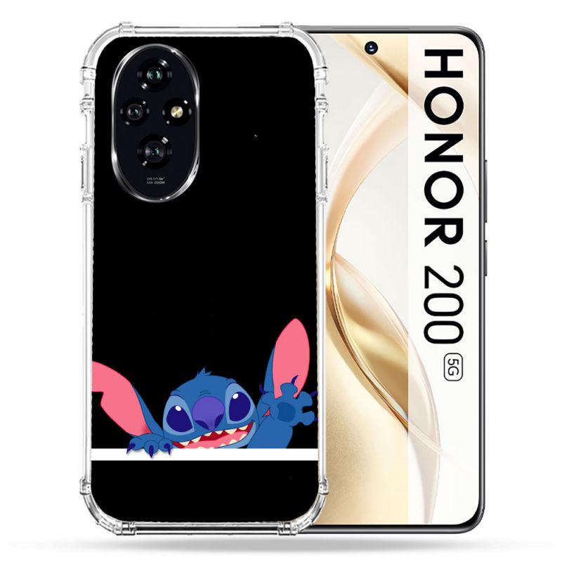Coque Renforcée Pour Honor 200 5G Stitch Noir