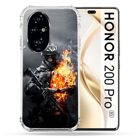 Coque Renforcée Pour Honor 200 Pro 5G Call Of Duty Squelette