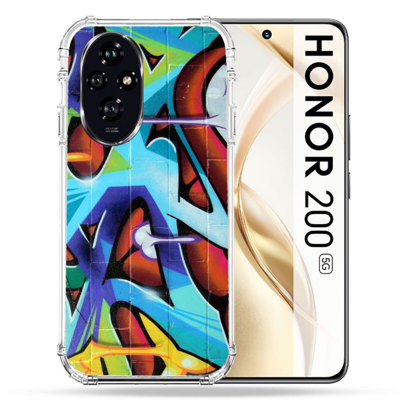 Coque Renforcée Pour Honor 200 5G Street Art Graf Color