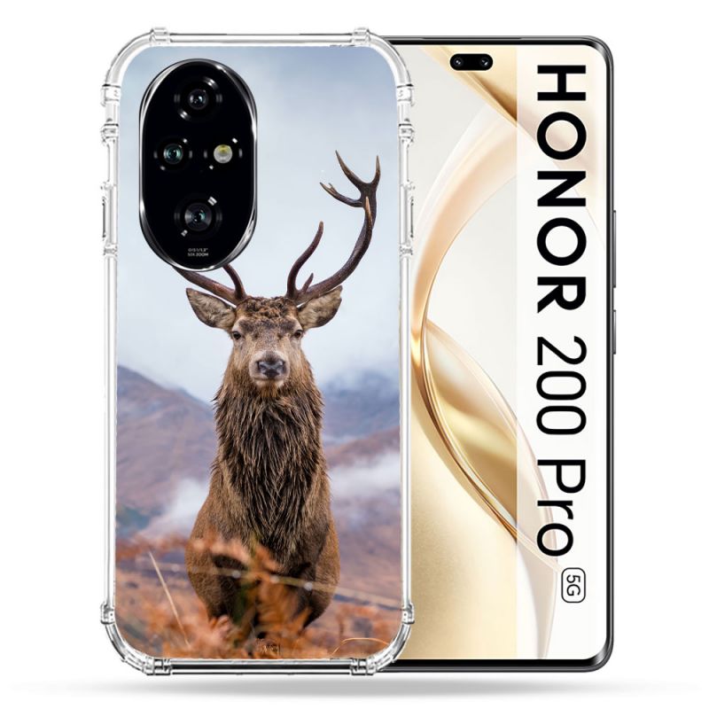 Coque Renforcée Pour Honor 200 Pro 5G Chasse Chevreuil Montagne
