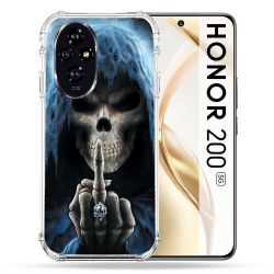 Coque Renforcée Pour Honor 200 5G Tete de Mort Doigt