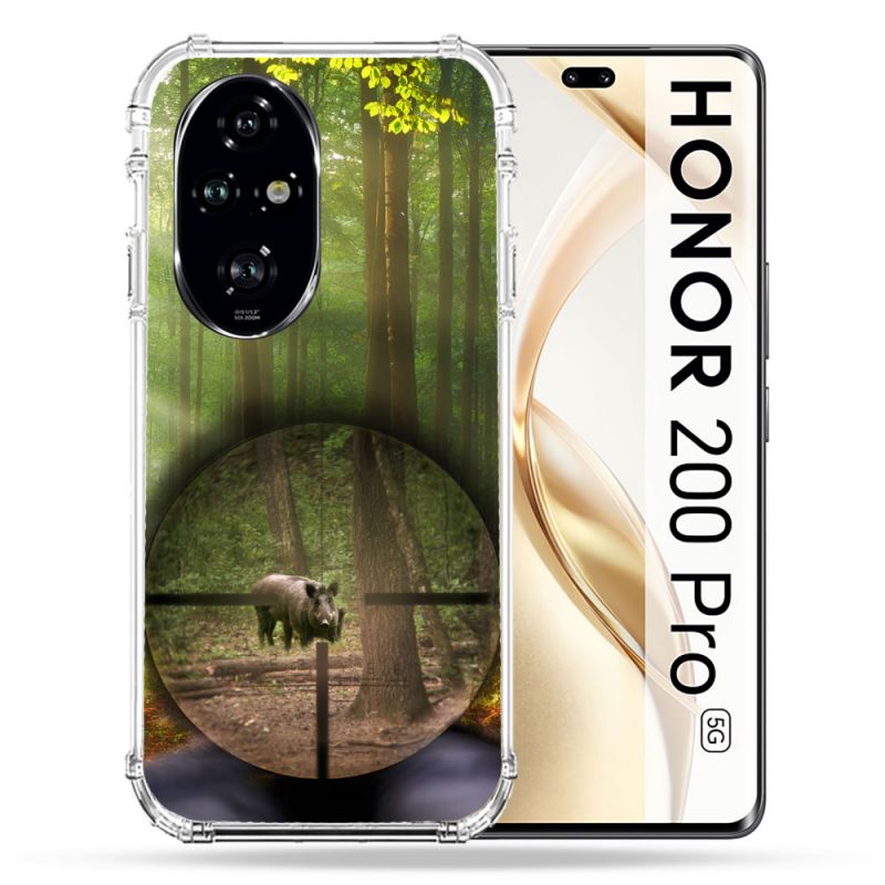 Coque Renforcée Pour Honor 200 Pro 5G Chasse Sanglier Viseur