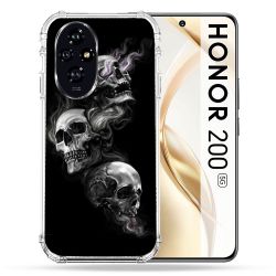 Coque Renforcée Pour Honor 200 5G Tete de Mort Triple