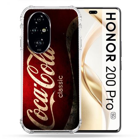 Coque Renforcée Pour Honor 200 Pro 5G Coca Cola Classique