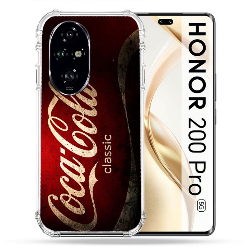Coque Renforcée Pour Honor 200 Pro 5G Coca Cola Classique
