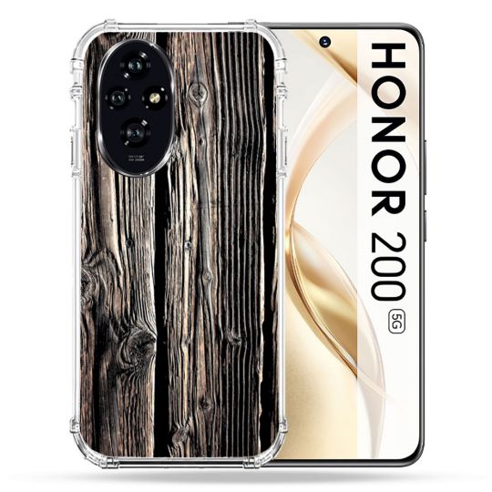 Coque Renforcée Pour Honor 200 5G Texture Bois