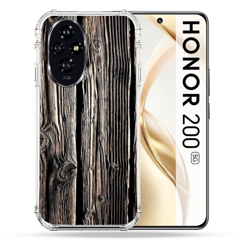 Coque Renforcée Pour Honor 200 5G Texture Bois