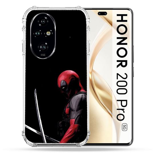 Coque Renforcée Pour Honor 200 Pro 5G Deadpool Epee